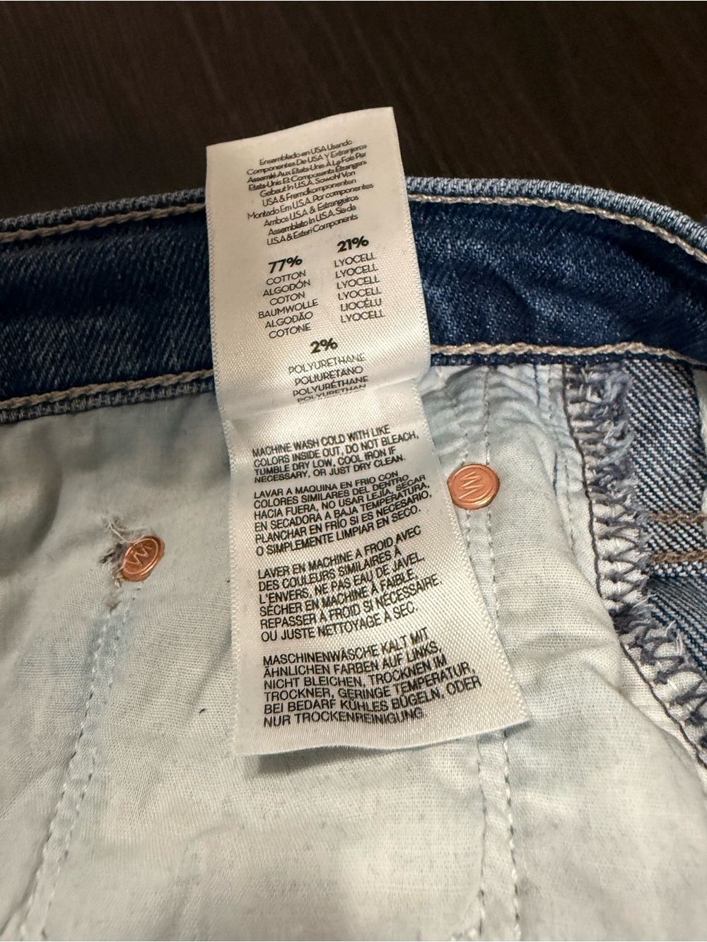 MOTHER Maven mid rise straight jeans - Picture 6 of 7